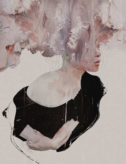 Painting by Januz Miralles